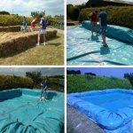 DIY pool from wooden pallets