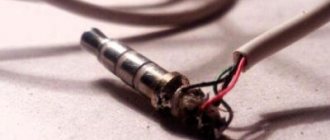 DIY immortal headphone plug made from a plastic pipe