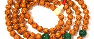 Do-it-yourself Buddhist rosary on your hand with photos and videos