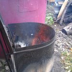 Дачная печь для сжигания мусора