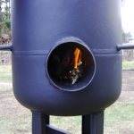 KCupe Blog Stove from a 200l barrel with steam heating