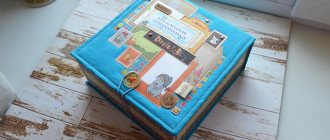 Master class: mother&#39;s treasures - how to make a box with your own hands