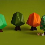 Мастер-класс по сборке объемной модели оригами-дерева