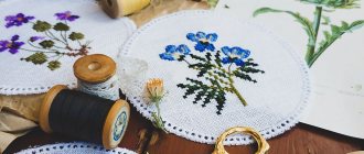 The photo shows - Tsvetnoe.ru - Cross stitch for beginners, fig. Cross-stitch 