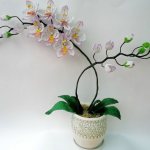 орхидея из бисера (главный ключ)