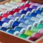 Multi-colored threads for sewing