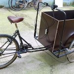 Самодельный грузовой велосипед трайк для взрослых